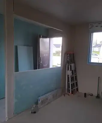 pose de cloisons sèches Carnac-1