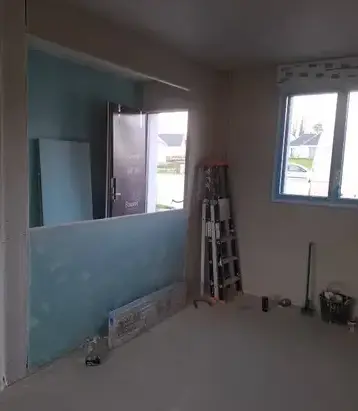 pose de cloisons sèches Hennebont-3