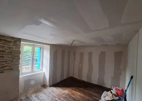 pose de cloisons sèches Hennebont-5